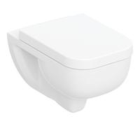 Geberit Selnova Square ensemble cuvette + abattant suspendue sans bride avec vortex blanc brillant 503.154.00.1