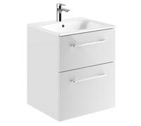 Geberit Selnova Square lavabo avec meuble 55 cm blanche 501.232.00.1