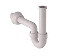 Geberit - série 151.100.11.1 - Siphon pour lavabo en polypropylène blanc orientable 11/4” x 40 mm