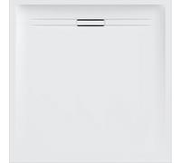 Receveur carré Geberit Sestra 80 x 80 Blanc Structure ardoise - GEBERIT 550.290.00.2