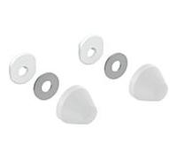 Geberit set de capuchons 217713111 blanc, lot de 2 pièces, plastique, blanc