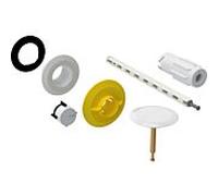 set de service Geberit , pour bonde de baignoire 241720211 avec actionnement par poussée, finition chrome brillant