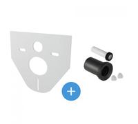 Geberit - Set jeu de manchettes pour cuvette suspendue + isolation phonique Alca pour WC et bidets suspendus (152.426.46.1-SET)