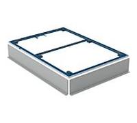 Geberit Setaplano cadre d'installation 154469001 sur 100 cm, pour 6 pieds, 170 x 80 x 3 cm