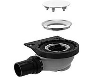 Geberit Setaplano caniveau de receveur de douche 154017001 pour espace douche, avec support siphon, 50 mm