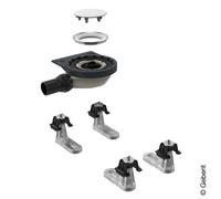 Geberit Setaplano Kit de montage brut avec 4 pieds, hauteur de trop-plein 30 mm, 154020001,