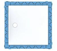Geberit Setaplano panneau pour douches sans receveur 100x90 cm blanc 154.271.11.1