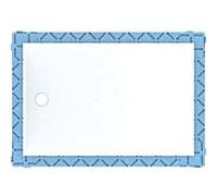 Geberit Setaplano zone de douche rectangulaire 154264111 blanc -alpin, 120 x 80 x 4,5 cm