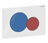 Geberit Sigma 01 plaque de déclenchement 115770115 blanc, double touche