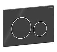 Geberit Plaque de commande Sigma 20 double touche noir