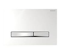 Geberit Sigma 50 Square Plaque de déclenchement 115788212 chromée brillante, pour double chasse