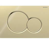 Geberit Plaque de déclenchement Sigma01 Laiton brillant pour bâti-support UP320