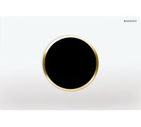 Geberit Sigma bouton de chasse d'eau pour WC blanc-doré 115.907.KK.6