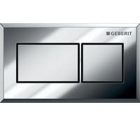 Geberit Sigma bouton de chasse d'eau pour WC chrome brillant-chrome mat 116.053.KA.1