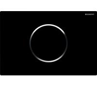 Geberit WC control 115907KM6 fonctionnement sur secteur, double touche, noir profond RAL 9005