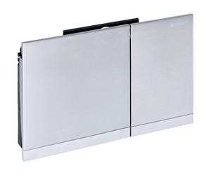 Geberit Sigma Plaque de commande pour système de coulement 2 boutons pour Bâti-support UP320/720 épaisseur jusqu'à 18mm chrome brossé 115.796.GH.1