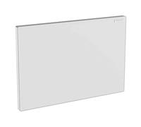 Geberit Plaque de commande Sigma 115766SI1 – verre blanc, zinc moulé sous pression
