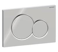 GEBERIT Plaque de declenchement SIGMA01 chrome brillant pour bati-support Duofix UP320 - GEBERIT - 115.770.21.5