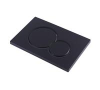 Geberit Sigma01 Plaque de chasse d'eau double pour réservoir d'eau Finition chromée Bouton ABS Panneau de chasse d'eau caché Noir