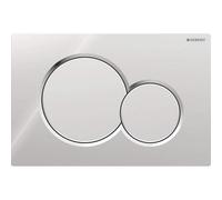 Geberit-Plaque de déclenchement Sigma 01 DUO chromé brillant - structure Réf 115.770.KA.5 - OD