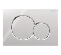 GEBERIT Plaque de declenchement SIGMA01 chrome brillant pour bati-support Duofix UP320 - GEBERIT - 115.770.21.5