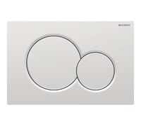 Geberit Sigma01 Plaque de déclenchement avec touche double chasse chrome mat 115770JQ5