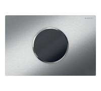 Commande de WC Geberit avec dÃ©clenchement Ã©lectrique du rinÃ§age, Sigma10, rinÃ§age Ã 2 quantitÃ©s, alimentation par pile, Ã visser, 115.909., Coloris: Acier inoxydable brossÃ©, revÃªtement easy-to-clean / poli - 115.909.SN.6