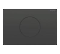 Geberit Plaque de déclenchement Noir Anneau Noir mat