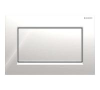 Geberit Sigma 10 Square plaque d'actionnement 115893KY1 chromé brillant / chrome brossé