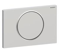Geberit Plaque d'actionnement Sigma10 115.758.JQ.5 – rinçage/arrêt, chromé mat, easy-to-clean
