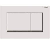 Geberit Sigma20 bouton de chasse d'eau pour WC chrome brillant-blanc 115.883.JT.1