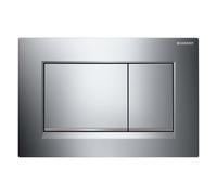 Geberit Sigma20 bouton de chasse d'eau pour WC chrome brillant-chrome mat 115.883.KH.1
