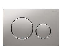 Geberit Plaque de déclenchement Sigma 20 ronde 115.882.JQ.1 - 2 débits chrome mat