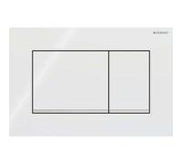 Plaque de déclenchement Geberit Sigma 20 Square 115883KJ1 blanc / chromée brillante