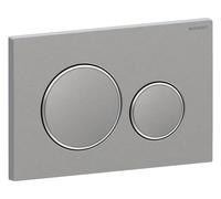 Plaque d'actionnement ronde Sigma 20 115882SN1 Geberit acier inoxydable brossé/poli, facile à nettoyer