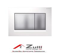 Geberit Sigma30 blanc/satiné/satiné PLAQUE DE COMMANDE POUR CASSETTE GEBERIT