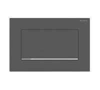 Geberit Sigma 30 115893141 laqué noir mat, chromé brillant