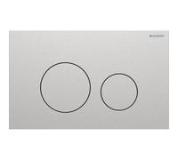 Geberit Sigma40 plaque de commande - chasse d'eau à 2 touches - extra plate - boutons ronds - inox - inox brossé 115.628.FW.1