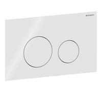 GEBERIT SIGMA40 - PLAQUE DE COMMANDE, FACILE À NETTOYER, BLANC 115.628.SI.1