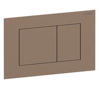 Geberit Sigma40 plaques de déclenchement, pour rinçage à 2 quantités, angulaires, acier inox, 115.629.QB.1, Couleur: rouge or brossÃ©