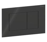 Geberit Sigma40 plaques de déclenchement, pour rinçage à 2 quantités, Square, verre, 115629JK1, Couleur: Lave - CM