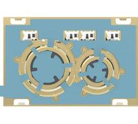 Geberit Sigma50 bouton de chasse d'eau pour WC acier 115.652.00.1