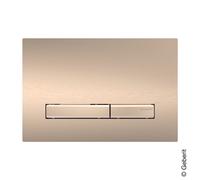Geberit Sigma50 Plaque de déclenchement pour touche double chasse, 115670QB2,