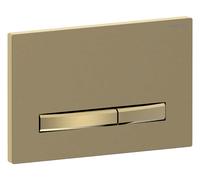 Geberit Plaque de déclenchement Sigma 50 Square 115672QF2 – laiton brossé, double chasse