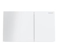 Geberit Sigma70 Plaque de déclenchement - 2 boutons - Blanc brillant 115.622.SI.1