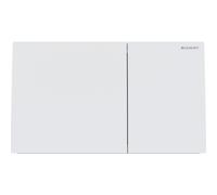 Geberit Sigma70 Plaque de déclenchement - 2 boutons - Blanc mat 115.622.JT.1
