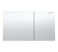 Geberit Sigma70 Plaque de déclenchement - 2 boutons - Inox brossé 115.622.FW.1