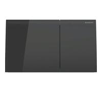 Geberit Sigma70 Plaque de déclenchement - 2 boutons - Noir brillant 115.622.SJ.1