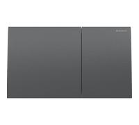 Geberit Sigma70 Plaque de déclenchement - 2 boutons - Noir chrome brossé 115.622.QD.1