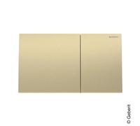 Geberit Plaque de déclenchement Sigma70 – Rinçage 2 quantités angulaires – Acier inoxydable laiton